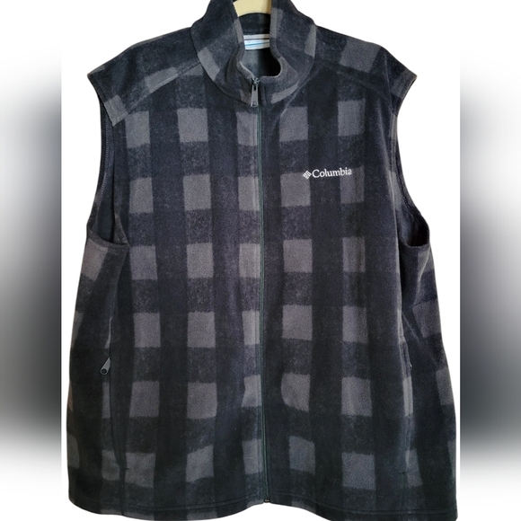 COLUMBIA FLEECE VEST - Picture 1 of 9